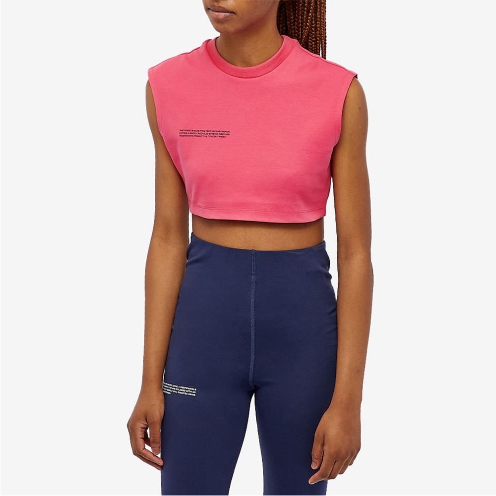NWT Pangaia Double Jersey Crop Tee